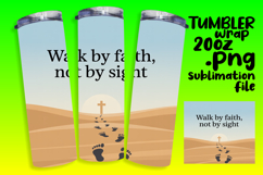 Sublimation Tumbler Template 20oz , Religious Product Image 1