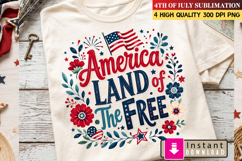 All American Girl, Patriotic PNG, USA PNG, America PNG Product Image 2