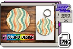 Sunny Blooms: Abstract Keychain Assortment Product Image 1