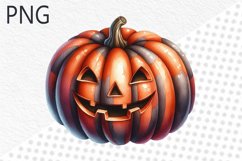 Halloween Pumpkins Sublimation - Clipart PNG Design Product Image 1