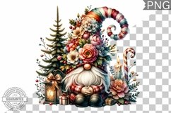 Christmas Gnome Sublimation - Clipart PNG Design Product Image 1
