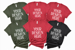 Christmas Family Matching Flat Lay T-Shirt Mockups Product Image 1