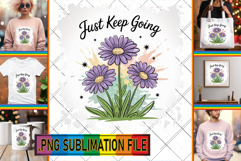 VIBRANT TSHIRT Ideas PNG, Flowers Quote Product Image 1