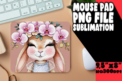 BLISSFUL mouse PAD Fun Design, Cute Bunny Product Image 1
