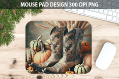Boots Mouse pad Sublimation - Thanksgiving PNG Design Product Image 1