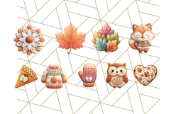 Fall Gingerbread Cookie PNG Clipart, Autumn Cookies Clip Art Product Image 2
