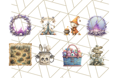 68 Midnight Monster Camp Out Clipart PNG, Halloween Png Product Image 6