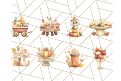 Woodland Autumn Animals PNG Clipart for Fall &amp; Harvest Product Image 6