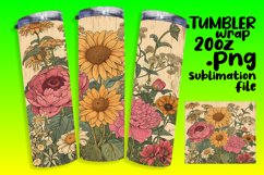 Classic Blossom Tumbler Wrap - 20oz Wonder Product Image 1