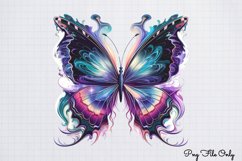 Smoke Butterflies Clipart PNG Product Image 1