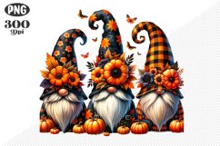 Halloween Gnomes Sublimation - Clipart PNG Design Product Image 1