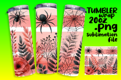 Sublimation Graphics for 20oz Tumblers , Halloween Product Image 1