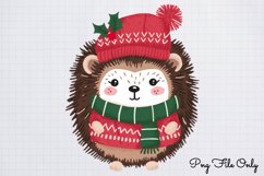 Woodland Christmas Animals Cliparts PNG Product Image 1