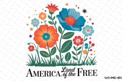 America Land of the Free Svg | Quotes Svg | Svg Cut Files Product Image 1