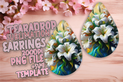 Lovely Teardrop Design for Crafting , Flowers Product Image 1