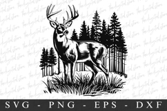 Christmas Deer Svg | Christmas svg | Svg cut file Product Image 1