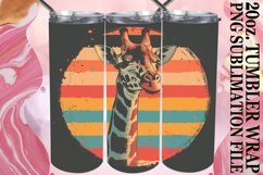 Nostalgic Wildlife Pattern Tumbler Design 20oz Product Image 1