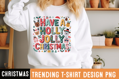Have a Holly Jolly Christmas Sublimation Design Product Image 1