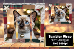 Custom Wraps for 20oz Tumbler , Holiday Pets Product Image 1