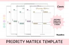Priority Matrix Editable Template 2 Product Image 1
