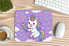 Happy New Year PNG Mouse Pad,Festive New Year's Eve 2026 PNG Product Image 1