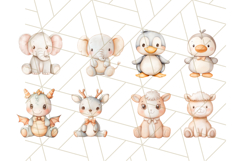 Stuffed Animal Nursery Clipart PNG Bundle, Pastel Plush Toy Product Image 9