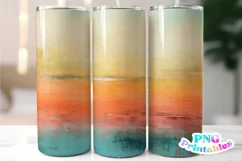 Minimalist Abstract Painting 20 oz Skinny Tumbler Wrap Product Image 1