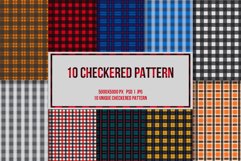 10 Checkered Patterns Product Image 1