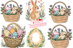 Easter Clipart,Easter png,Happy Easter png,Easter Day SVG Product Image 1
