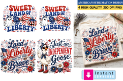 American Sublimation Designs,4th of july Sublimation Product Image 1