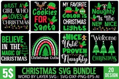 Christmas SVG Bundle,Christmas Sign Bundle, Christmas SVG 20 Product Image 1