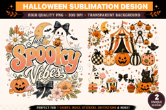 Halloween png, Spooky Sublimation Design,Halloween Shirt png Product Image 1
