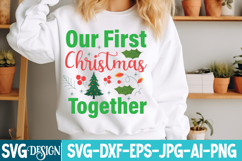 Our First Christmas Together Svg Design,Christmas Svg Design Product Image 1