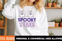 Spooky Vibes SVG, Spooky Season, Halloween SVG Product Image 1