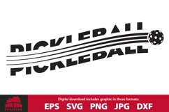 Pickleball SVG Cutting File &amp; Clipart Product Image 1