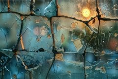 Shattered glass texture with sunset backlight Product Image 1