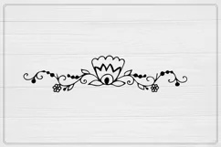 Decorative text dividers. vintage Floral ornament border Product Image 2