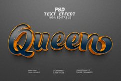 Queen 3d Text Effect Style Product Image 1