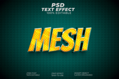 mesh 3D Mesh Text Effect Template Product Image 1