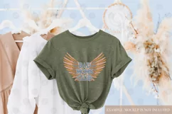 Bad Moms Club Sublimation | Vintage Mama Sublimation | Wings Product Image 3