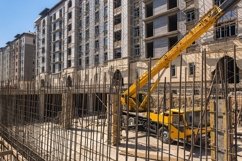 Lifting machine on the construction site Product Image 1