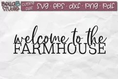 Welcome to the Farmhouse SVG, Welcome Sign SVG, Welcome Product Image 2