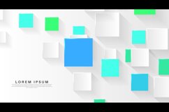 Overlapping square design vector background Product Image 7