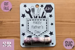 Fathers day Money card | Paper cutting | Money card SVG Product Image 4