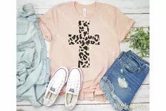 Leopard Cross SVG, Christian svg, Easter svg Product Image 1
