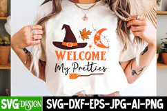 Welcome my Pretties Svg Design,Halloween Svg design Product Image 2