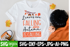 Leaves are Falling Autumn is Calling SVG,Autumn SVG Design Product Image 4