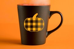 Plaid Pumpkin SVG | Fall SVG Product Image 2