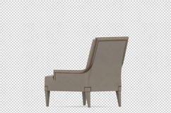 Isometric Arm Chair 3D isolated render Product Image 1