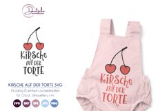 Kirsche auf der Torte SVG | Obst SVG Product Image 1